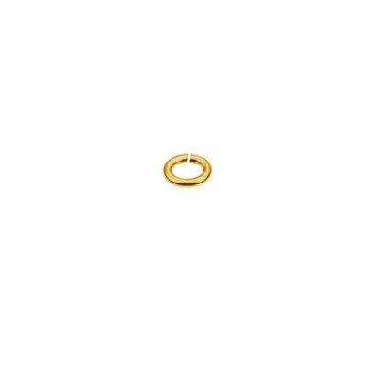 Anilla ovalada ext.4.5x3.15mm.Hilo 0.8mm.Gold filled 14/20 52851