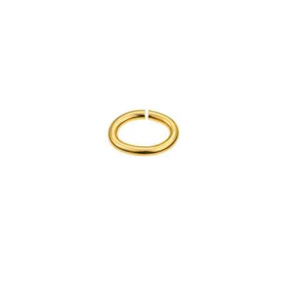 Anilla ovalada ext.8x5.4mm.Hilo 1.2mm.Gold filled 14/20 52857