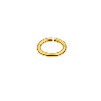 Anilla ovalada ext.10x7mm.Hilo 1.4mm.Gold filled 14/20 52858